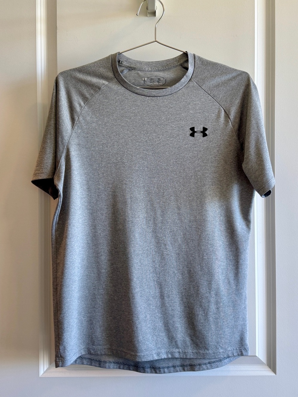 Under Armour Men's Heather Gray Short Sleeve Performance Tech Tee Small